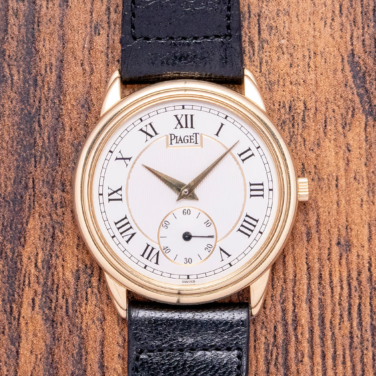 1990s Piaget Gouverneur 18ct Yellow Gold Manual 33mm