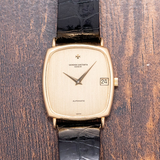 1970s Vacheron Constantin Automatic 18ct Gold "Tank"