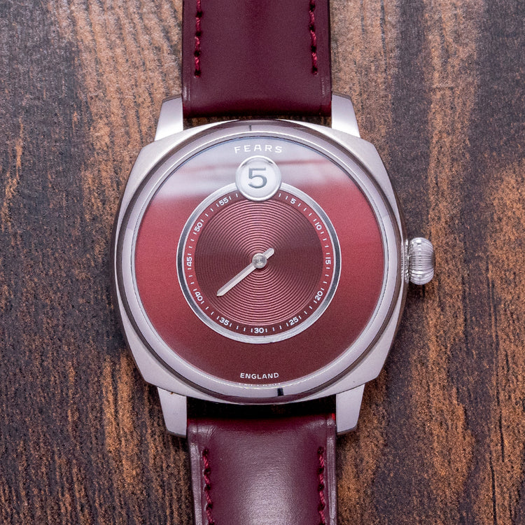 2023 Fears Christopher Ward Alliance 01 Jump Hour Red Dial