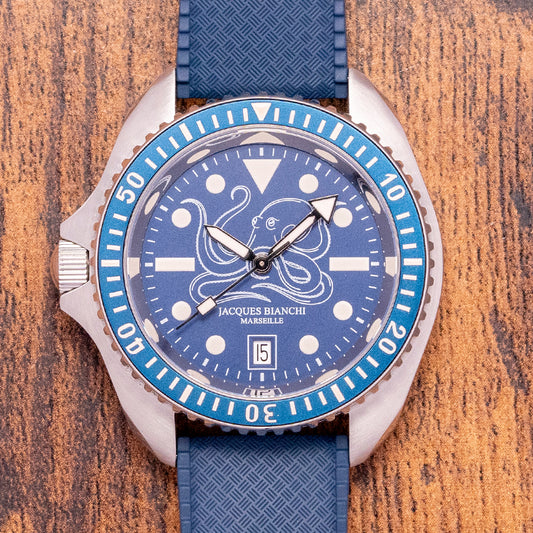 2023 Jacques Bianchi JB200 Poulpro Blue Limited 42.5mm