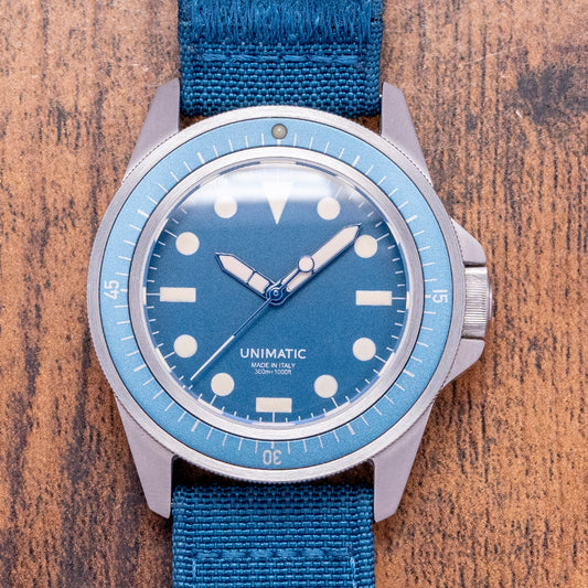 2020 Unimatic U1-MLM Massena Lab Blue Limited