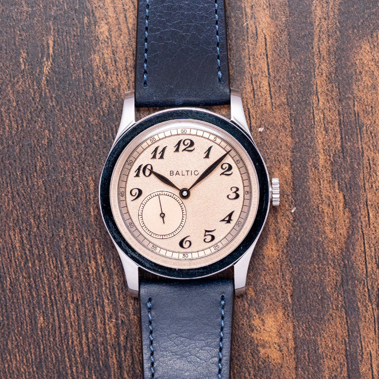 2023 Baltic MR01 Salmon Dial Micro-Rotor Automatic 36mm