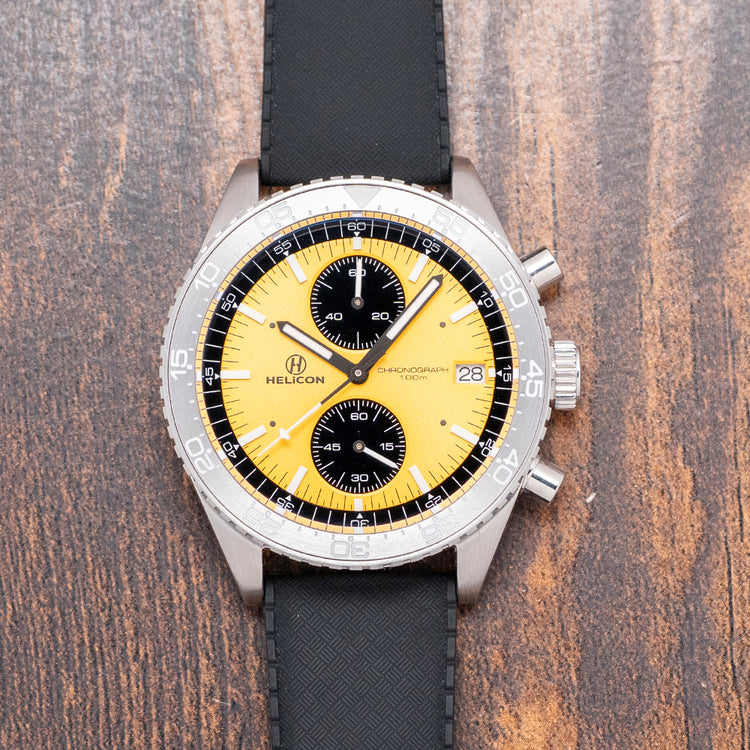 2026 Helicon Professional Chronograph Ion Yellow 41mm