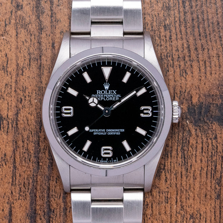 1996 Rolex Explorer I 36mm Tritium 14270 on Bracelet