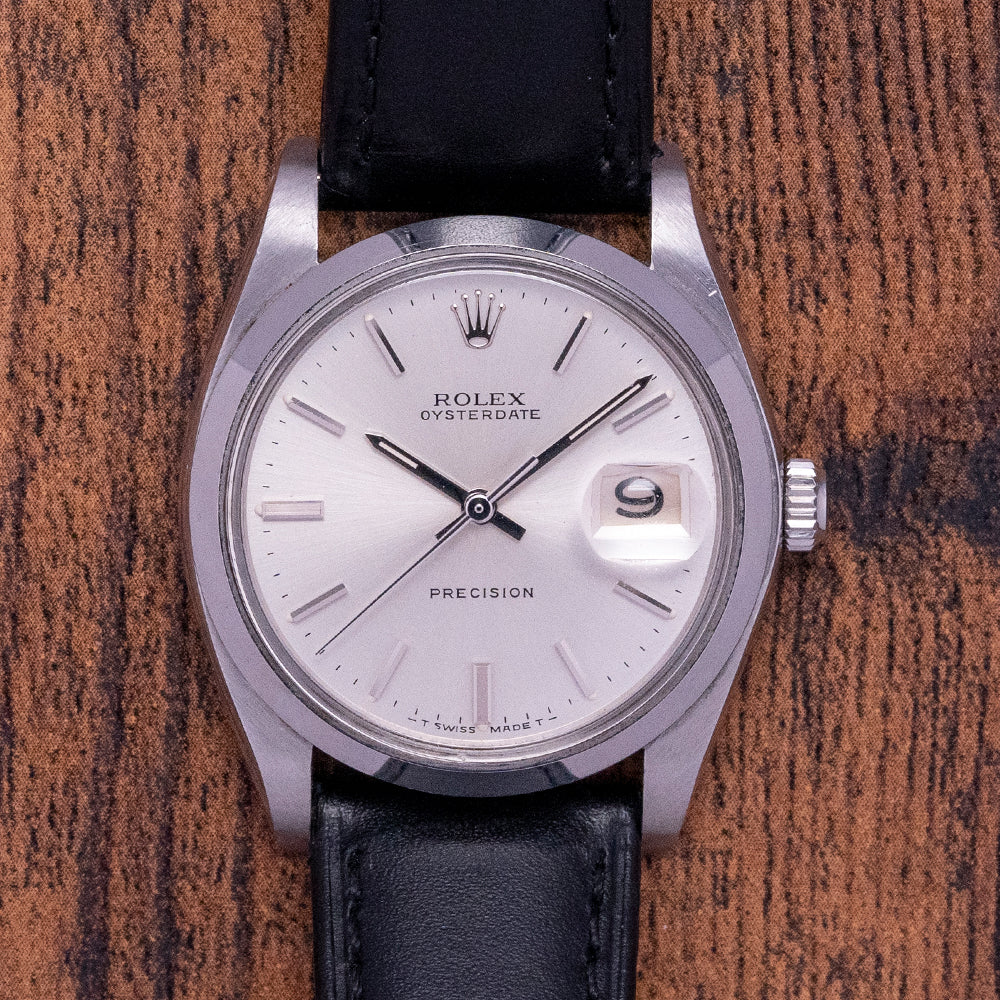 1971 Rolex Oysterdate Precision 6694 Tritium Sharp Case