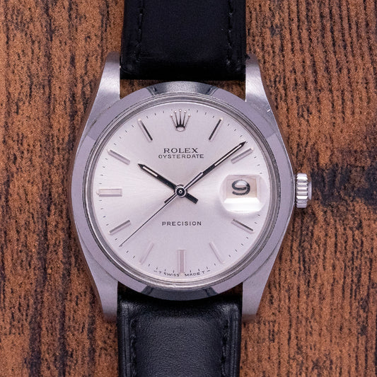 1971 Rolex Oysterdate Precision 6694 Tritium Sharp Case