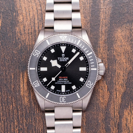2022 Tudor Pelagos 39mm Black Titanium on Bracelet 25407N