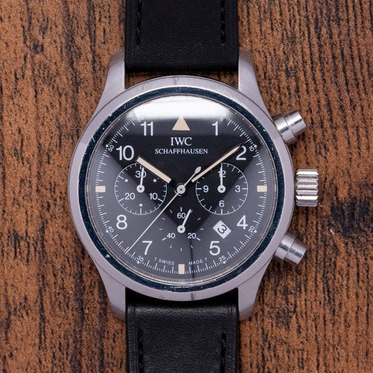 1990s IWC Flieger Chronograph IW3741 Quartz JLC Cal. 630 36mm