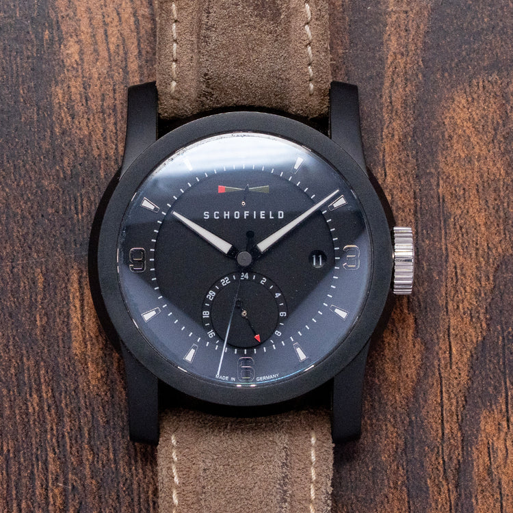 2012 Schofield Signalman GMT Black Limited Edition 44mm