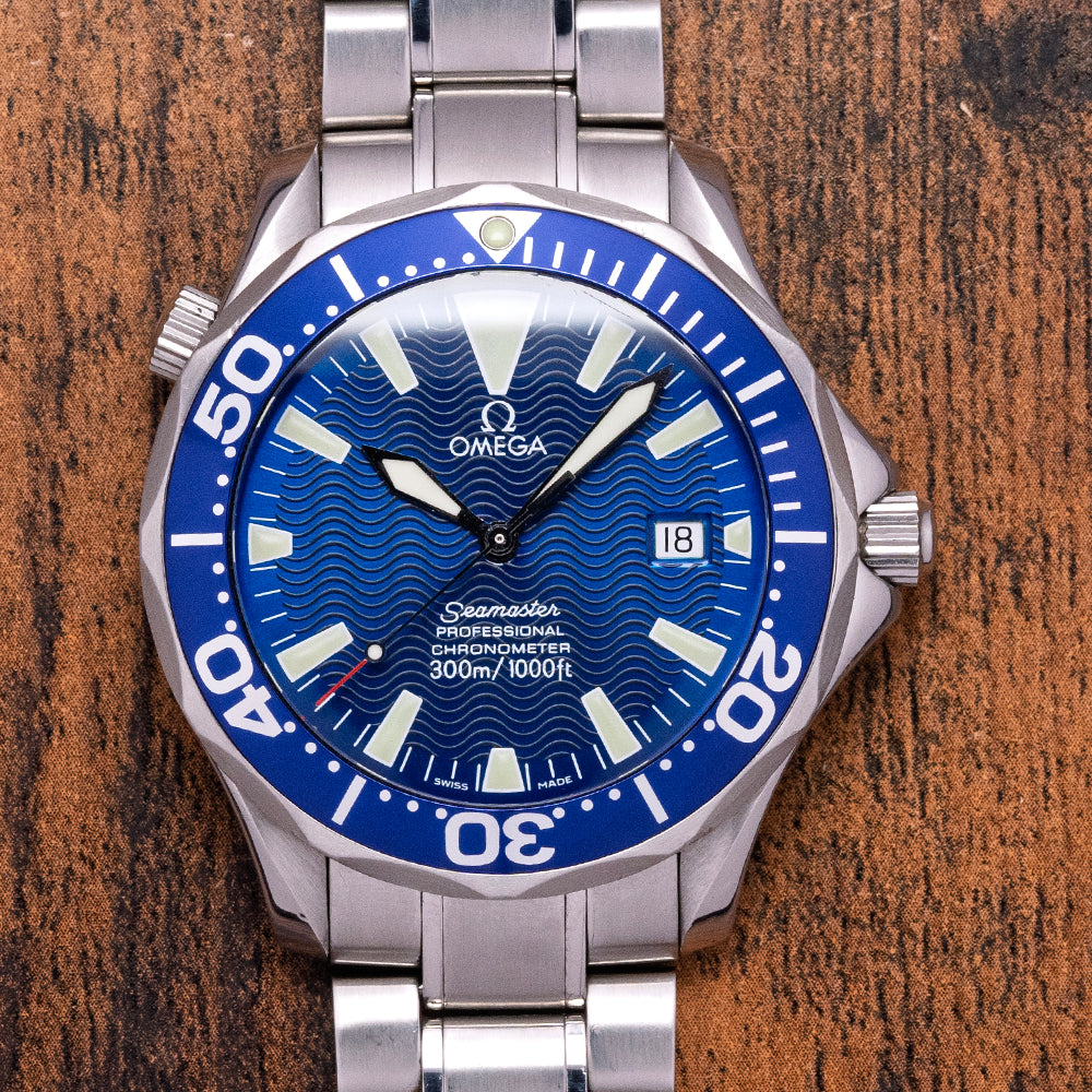2014 Omega Seamaster 300M Automatic Electric Blue 41mm