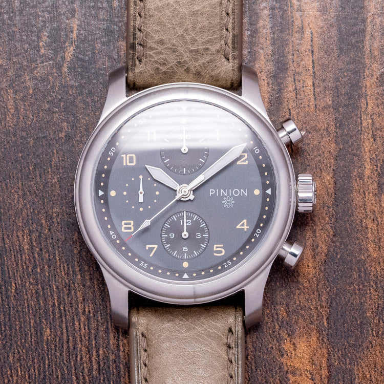 2025 Pinion Elapse 42mm Anthracite Grey Chronograph