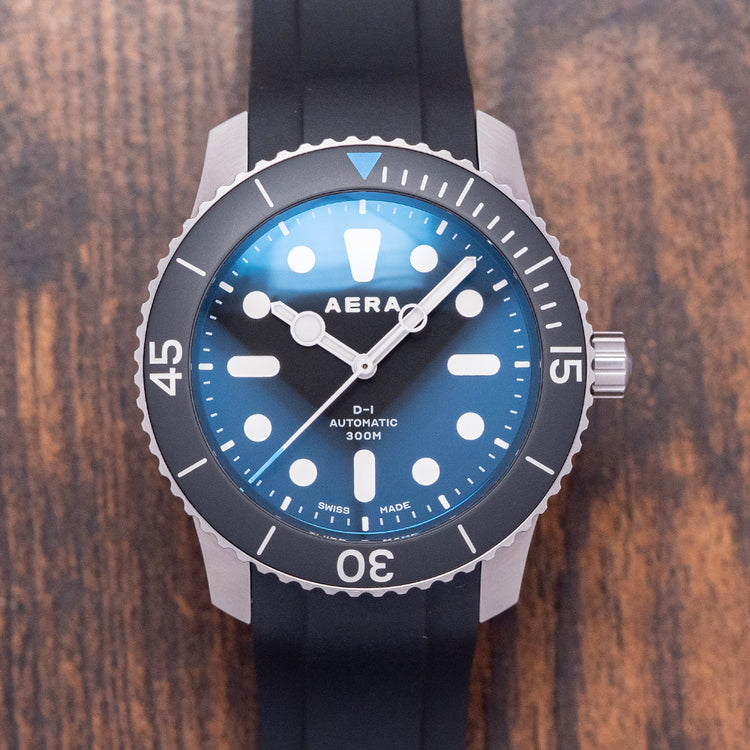 2025 Aera D-1 Diver Black Dial Automatic 300M 44mm