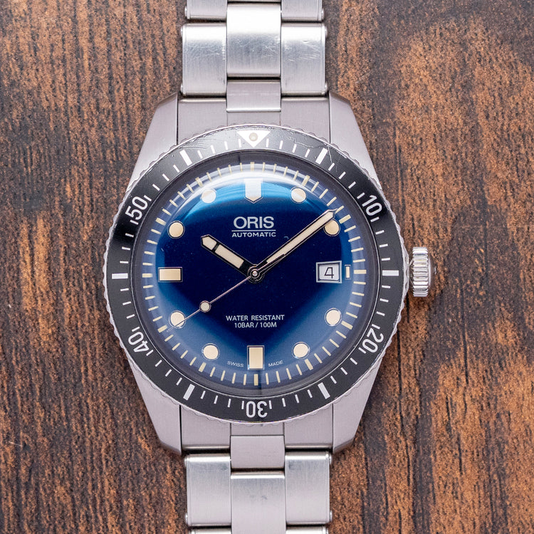 2016 Oris Diver 65 Navy Blue Automatic 42mm on Bracelet