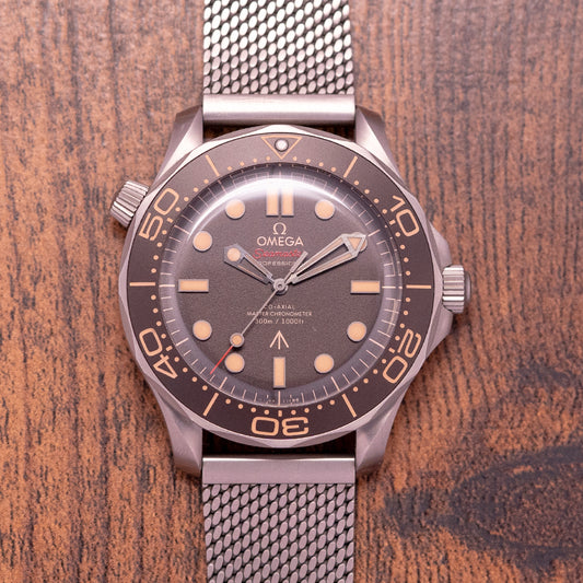 Omega Seamaster 007 Edition "No Time To Die" Titanium on Bracelet