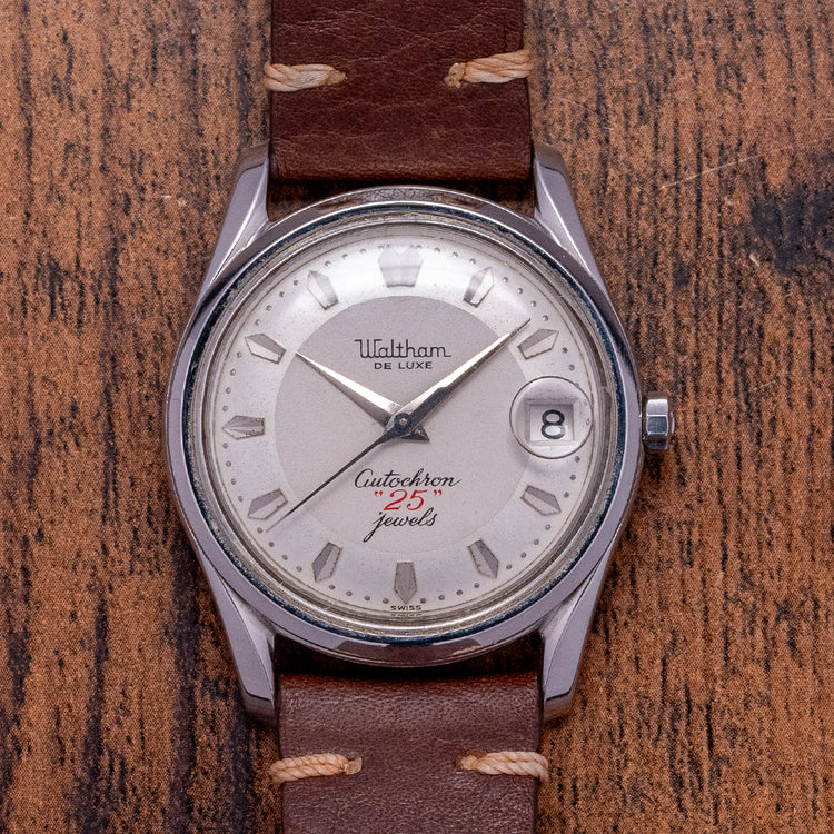 1953 Waltham De Luxe Autochron "25" Jewels 35mm
