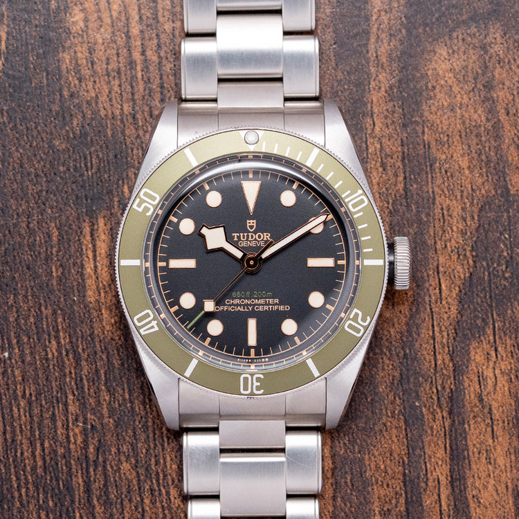 2021 Tudor Black Bay Harrods Green 41mm on Bracelet 79230G