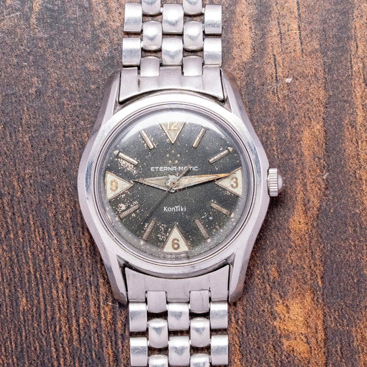 1960s Eterna KonTiki Automatic No-Date Tropical 34mm 130T