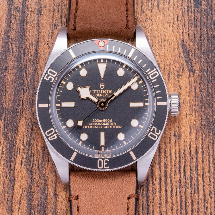 2023 Tudor Black Bay 58 Black on Strap 79030N