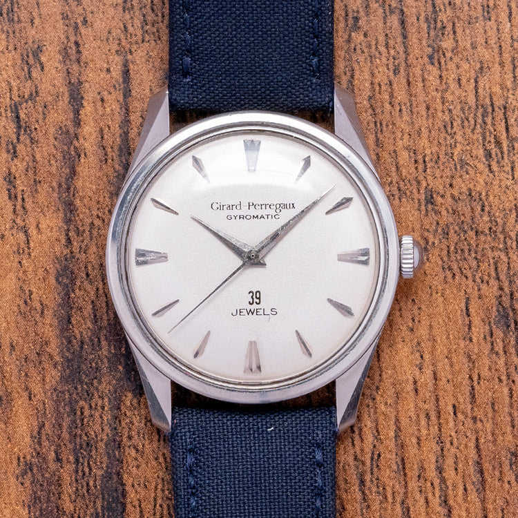 1960s Girard-Perregaux Gyromatic 39 Jewels Automatic 33.5mm