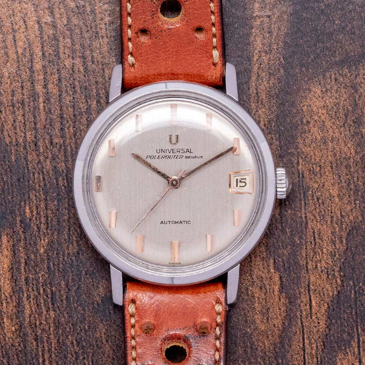 1960s Universal Polerouter Genève Automatic Date 34mm 104604