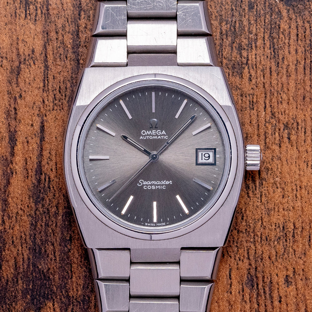 Vintage Omega Geneve Omega Seamaster Integrated Bracelet 1974