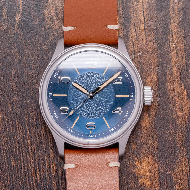 2022 Pinion Neutron ST-BL Blue 38.5mm Automatic on Strap