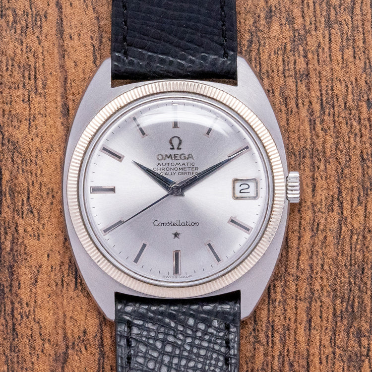1968 Omega Constellation "C-Case" White Gold Bezel 168.027
