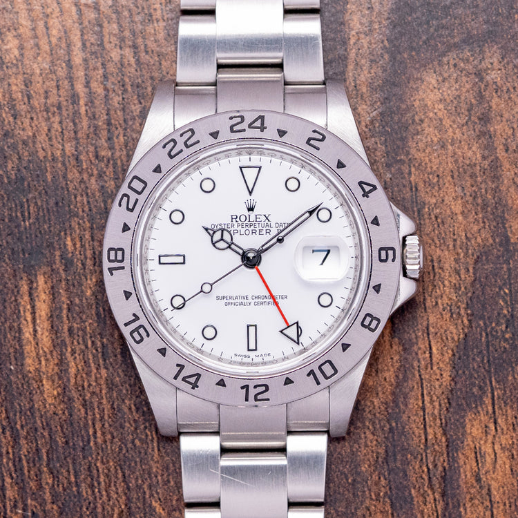 2007/08 Rolex Explorer II Polar White Dial 40mm SEL 16570