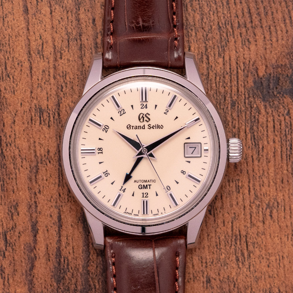 Cream Dial Grand Seiko Sbgm221 Gmt Grand Seiko Elegance Automatic