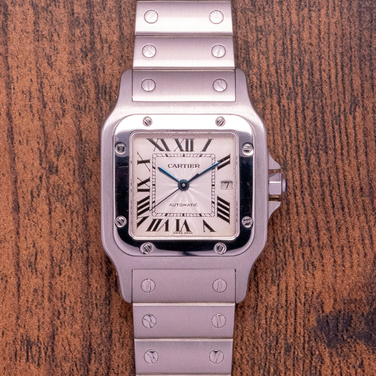2004 Cartier Santos Galbee Automatic 2319 Box & Papers