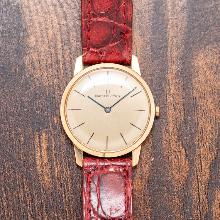 1970s Universal Genève 18ct Yellow Gold Manual 31mm 542101