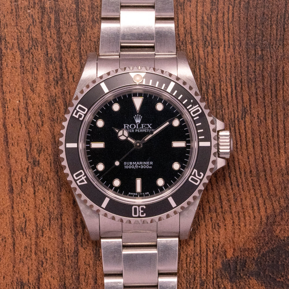Stainless Steel Rolex Submariner No Date Liner 1997 Rolex