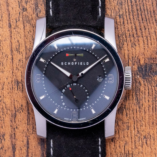 2015 Schofield Signalman GMT & Power Reserve Polished
