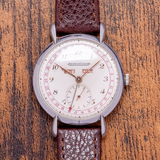 1940s Jaeger LeCoultre Triple Date Cal. P484 35.5mm