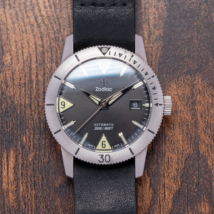 2018 Zodiac Super Sea Wolf 53 Skin Automatic 39.5mm ZO9203