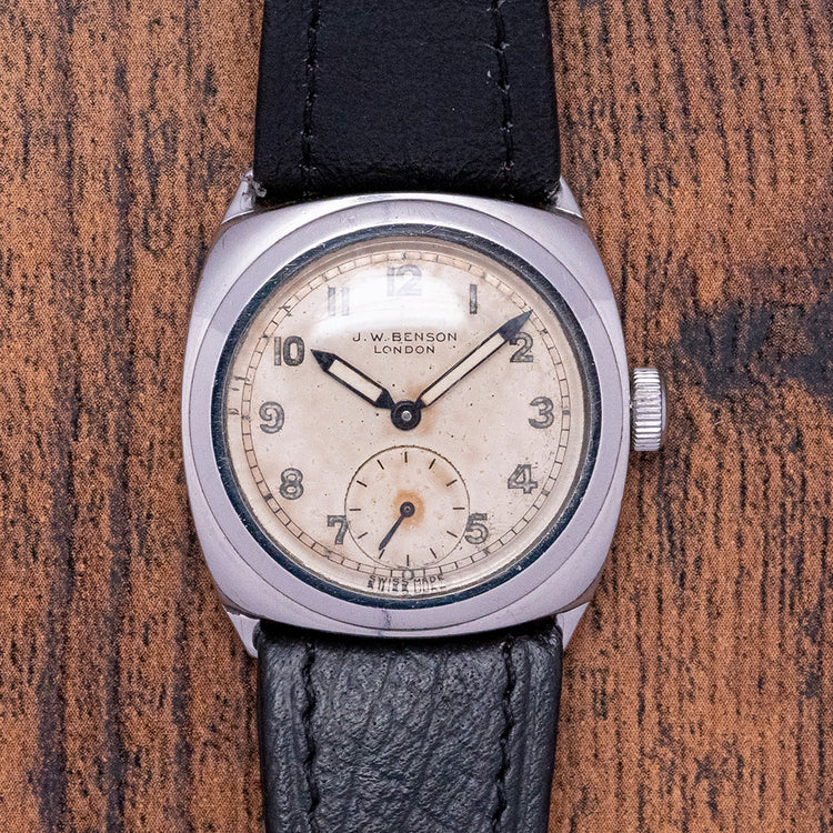 1930s JW Benson Hermetic Cushion Case 21019