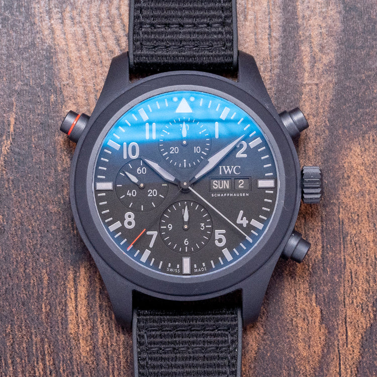 2022 IWC Pilot Double Chronograph ‘Top Gun’ Ceratanium 44mm