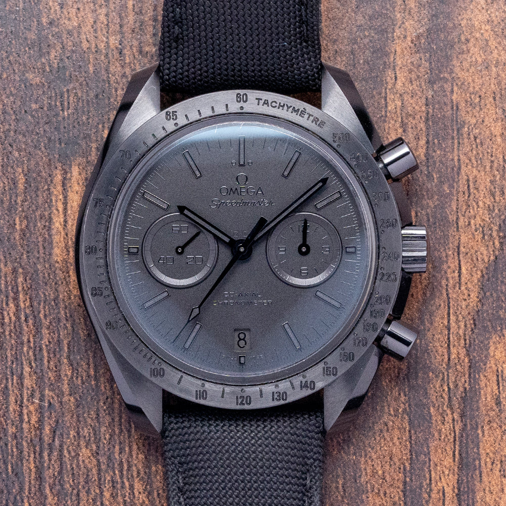 The Moon Black Ceramic All Black Omega Speedmaster Speedmaster