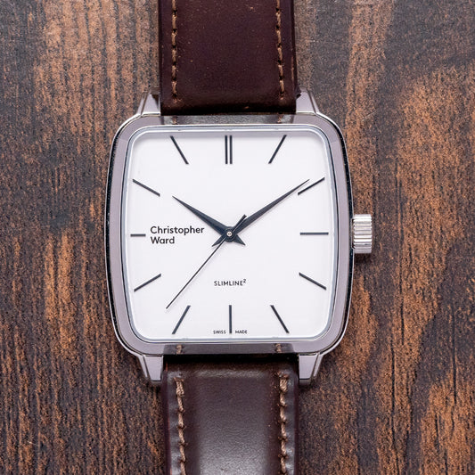 2018 Christopher Ward C5 Malvern Slimline² Square Manual 37mm