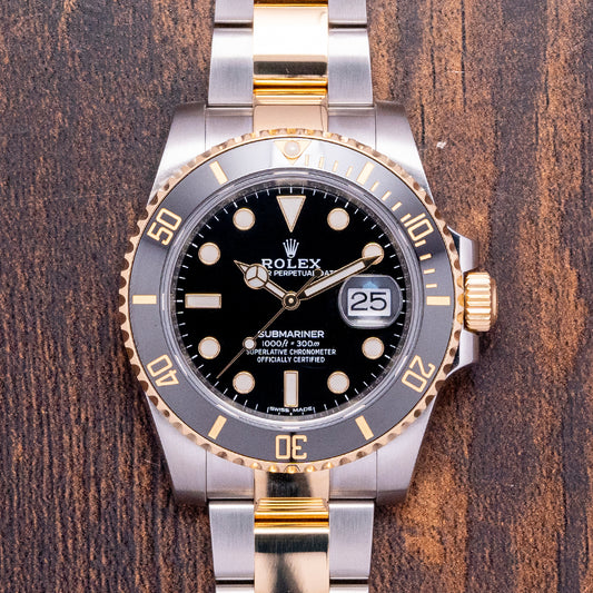 2019 Rolex Submariner Date TwoTone 40mm Steel & Gold 116613LN