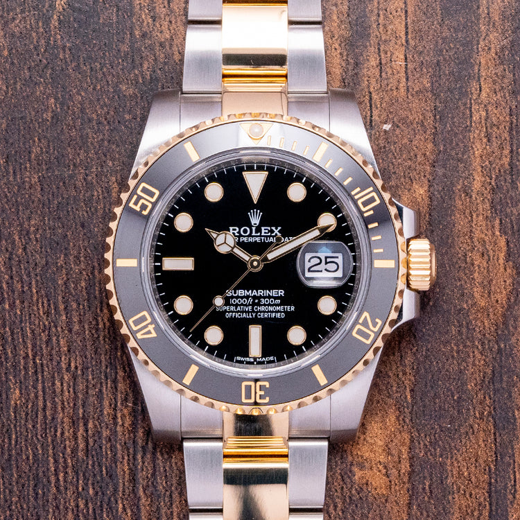 2019 Rolex Submariner Date TwoTone 40mm Steel & Gold 116613LN