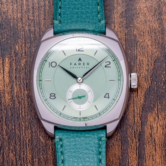 2022 Farer Mansfield Green Cushion Case 38.5mm