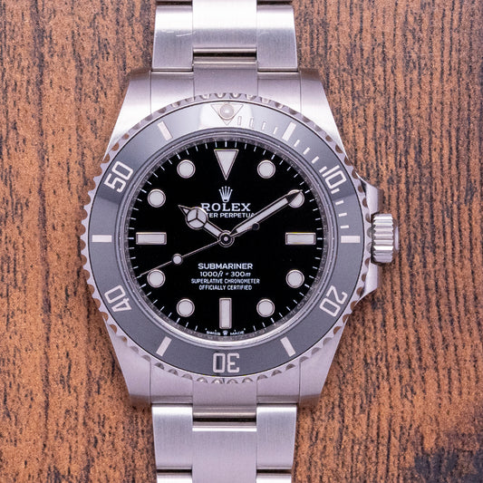 2021 Rolex Submariner No-Date 41mm Box & Papers 124060
