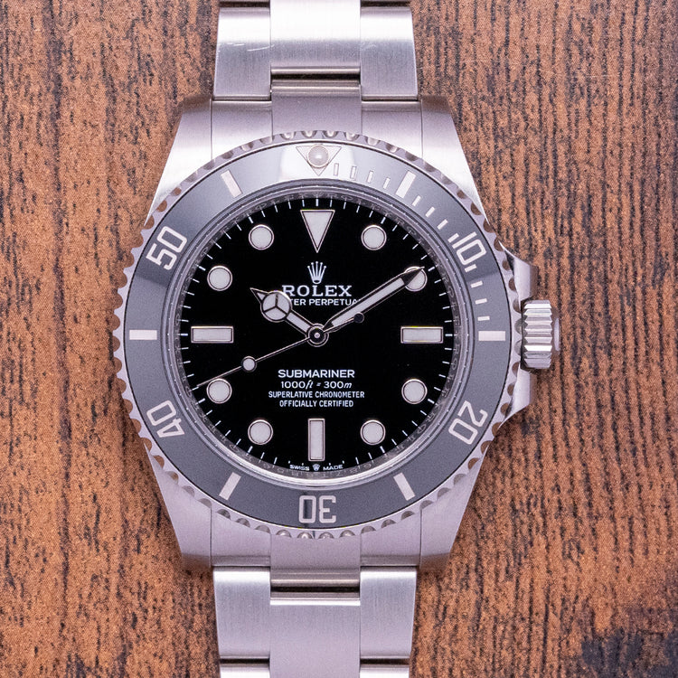2021 Rolex Submariner No-Date 41mm Box & Papers 124060