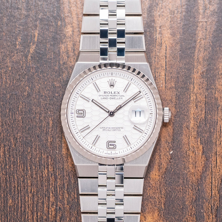 2025 Rolex Land-Dweller 36mm White Dial Automatic 127234