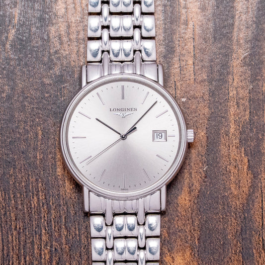 2000s Longines Grand Classic Silver Quartz 33mm L4.720.4