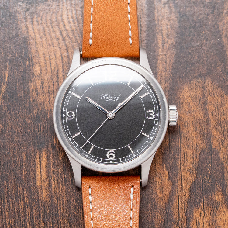 2014 Habring² Jumping Second Pilot Black Manual A09MS 42mm