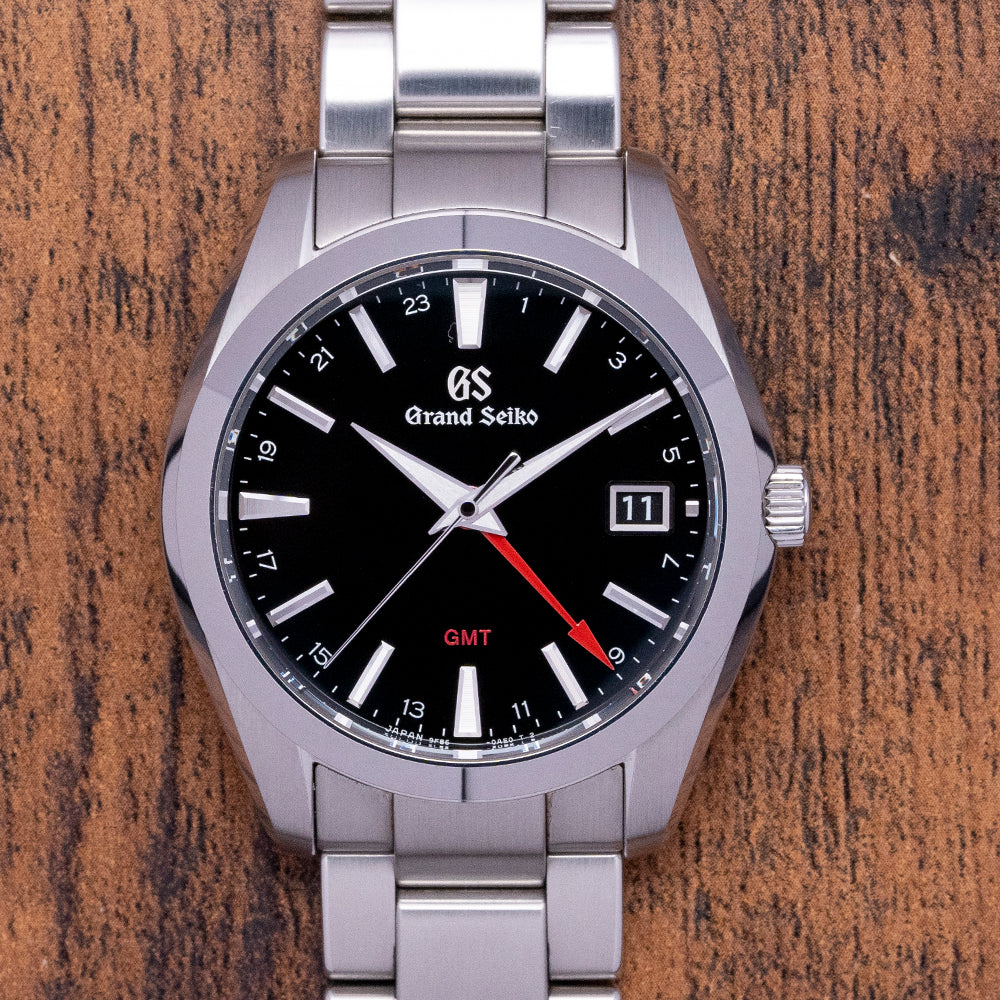 時計 Grand Seiko SBGN013 GMT 2020 Grand Seiko Heritage 9F Quartz Black SBGN013 40mm