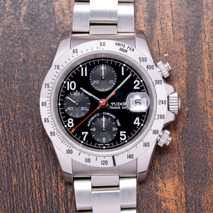 1998 Tudor Prince Date 'Pre-Tiger' 40mm Black 79280