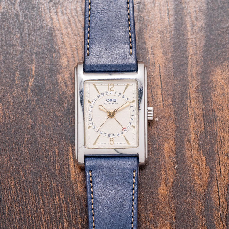 2000s Oris Automatic 'Tank' Pointer Date 26x38mm 7460